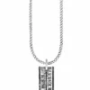 Anhänger mit Kette 925/- Sterling Silber oxidiert Pfeil