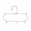 Armband 925 Silber rhodiniert Anhänger Herzen
