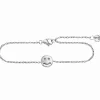 Armband 925/- Sterling Silber Zirkonia Smile