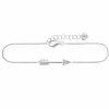 Armband 925/- Sterling Silber rhodinert Zirkonia Pfeil