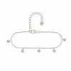 Armband 925/- Sterling Silber rhodiniert Anhänger Plättchen Zirkonia
