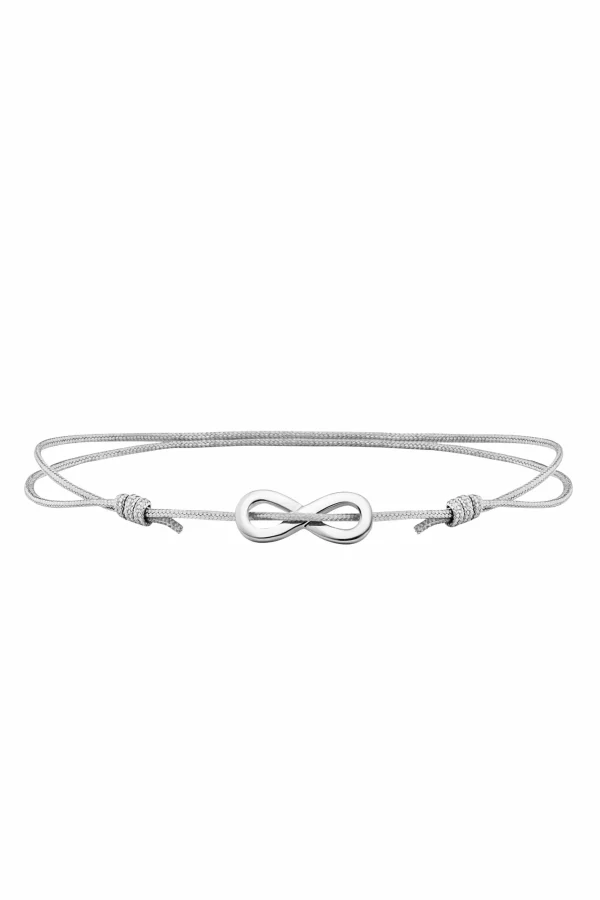 Armband 925/- Sterling Silber rhodiniert Infinity