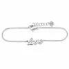 Armband 925/- Sterling Silber rhodiniert Love