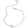 Armband 925/- Sterling Silber rhodiniert Peace