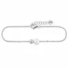 Armband 925/- Sterling Silber rhodiniert Perle Kugel