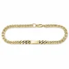 Armband 925/- Sterling Silber vergoldet 19cm