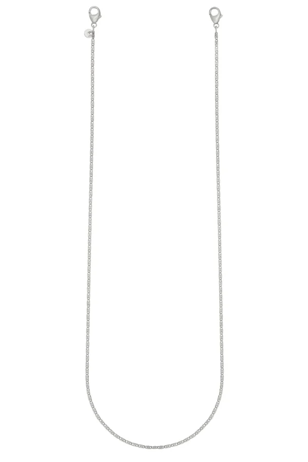 Brillenkette 925 Silber rhodiniert 70cm
