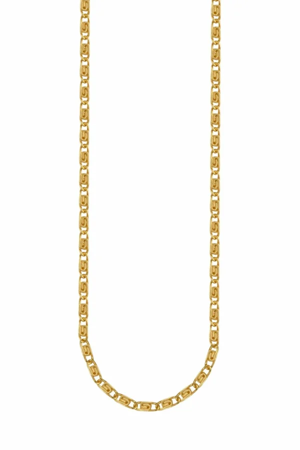 Brillenkette 925 Silber vergoldet 50cm