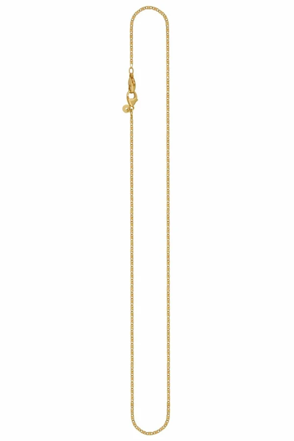 Brillenkette 925 Silber vergoldet 50cm
