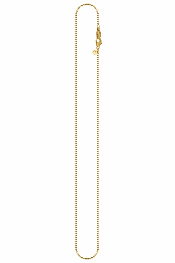Brillenkette 925 Silber vergoldet 50cm