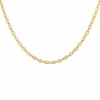 Collier 925 Silber vergoldet Kette Y-Kette Kaffeebohnenkette