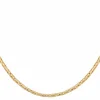 Collier 925 Silber vergoldet Königskette diamantiert