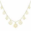 Collier 925 Silber vergoldet Motiv Anhänger