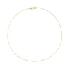 Collier 925 Silber vergoldet Omega-Reif