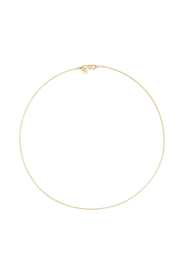 Collier 925 Silber vergoldet Omega-Reif