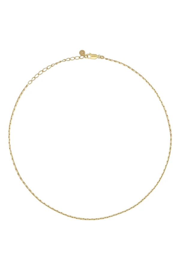 Collier 925 Silber vergoldet Paloma-Kette