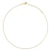 Collier 925 Silber vergoldet Schlangenkette