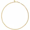 Collier 925 Silber vergoldet Choker Kaffeebohnenkette