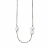 Collier 925/- Sterling Silber Süßwasserzuchtperlen