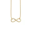 Collier 925/- Sterling Silber vergoldet Infinity
