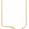 Collier 925/-Sterling Silber gelb vergoldet Topas