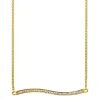 Collier 925/-Sterling Silber vergoldet Topas