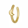 Ear Cuff 925 Silber vergoldet Mond Luna
