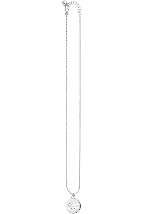 Halskette Wassermann Sternzeichen 925/- Sterling Silber rhodiniert