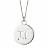 Halskette Zwilling Sternzeichen 925/- Sterling Silber rhodiniert