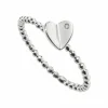 Ring 925/- Sterling Silber heart Zirkonia