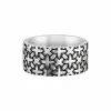 Ring 925/- Sterling Silber matt-oxidiert Flechtoptik