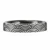 Ring 925/- Sterling Silber oxidiert Wellen Japan