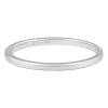 Ring 925 Sterling Silber rhodiniert Basic Stacking