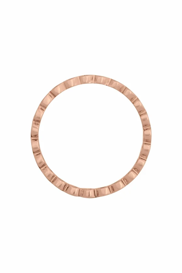 Ring 925/- Sterling Silber rosévergoldet Herz Stacking