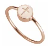Ring 925/- Sterling Silber rotvergoldet Kreuz