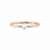 Ring 925/- Sterling Silber rotvergoldet Perle