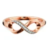 Ring 925/- Sterling Silber rotvergoldet Topas