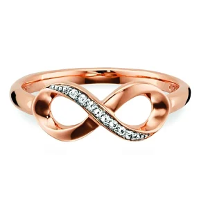 Ring 925/- Sterling Silber rotvergoldet Topas