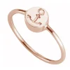 Ring 925/- Sterling Silber rotvergoldet Anker
