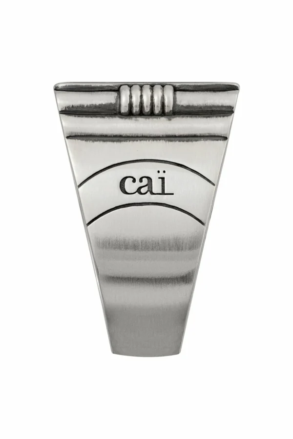 Ring 925/- Sterling Silber Siegelring matt oxidiert Sailor Wappen