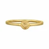 Ring 925/- Sterling Silber vergoldet Herz