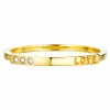 Ring 925/- Sterling Silber vergoldet Zirkonia Love