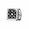 Single-Ohrstecker 925 Sterling Silber rhodinert Spinell