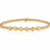 Stretch-Armband 925/- Sterling Silber vergoldet LOVE